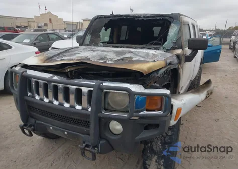 2007 Hummer H3 Suv из США, поврежденный, VIN 5GTDN13E778213838